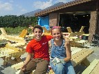 CC Volunteers building Picnic Tables 2015 - Mark Jacobi